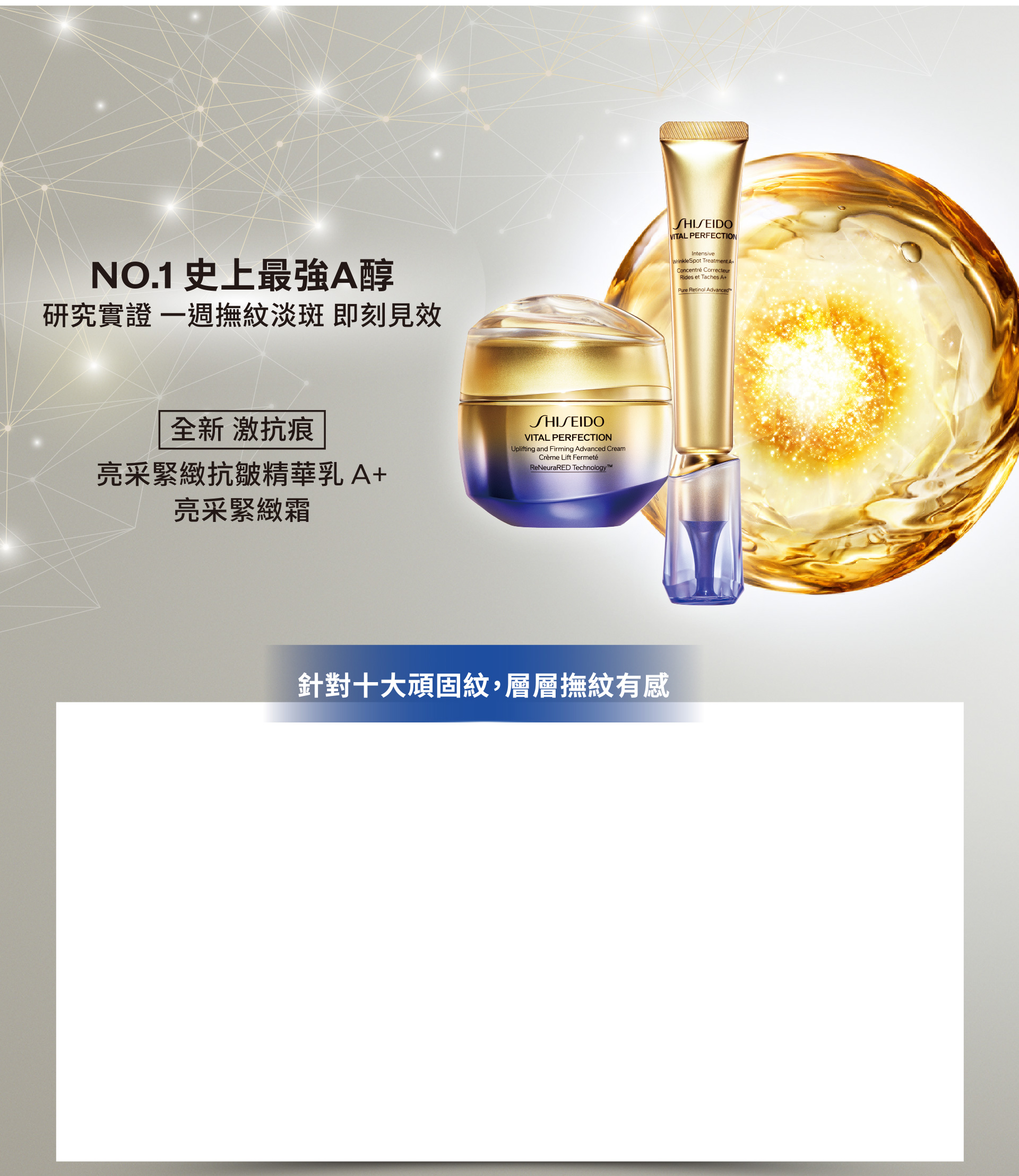 NO.1史上最強A醇 研究實證 一週撫淡斑即刻見效