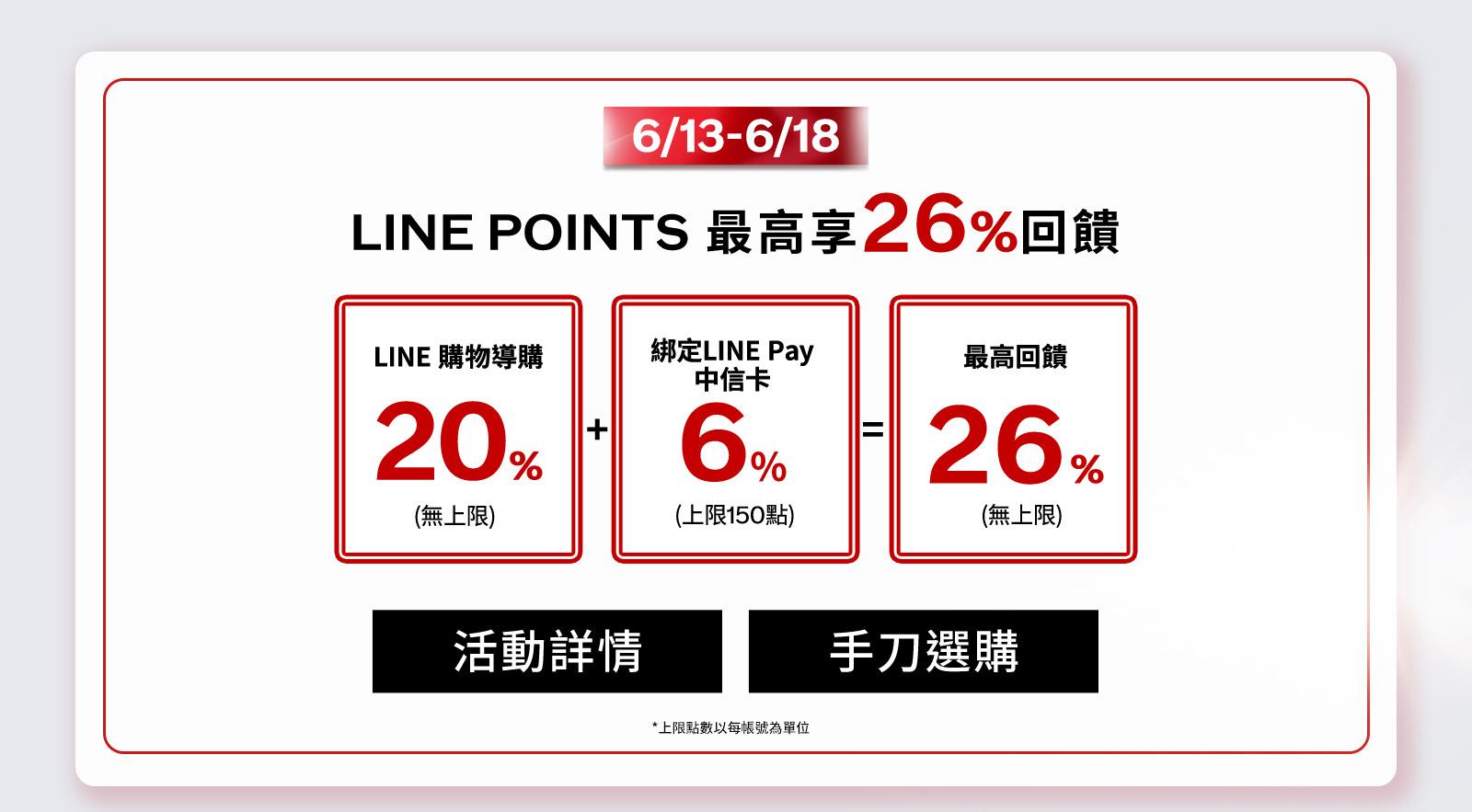 LINE POINTS最高享回饋!