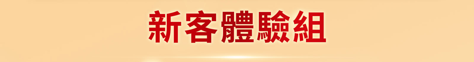 新客體驗組