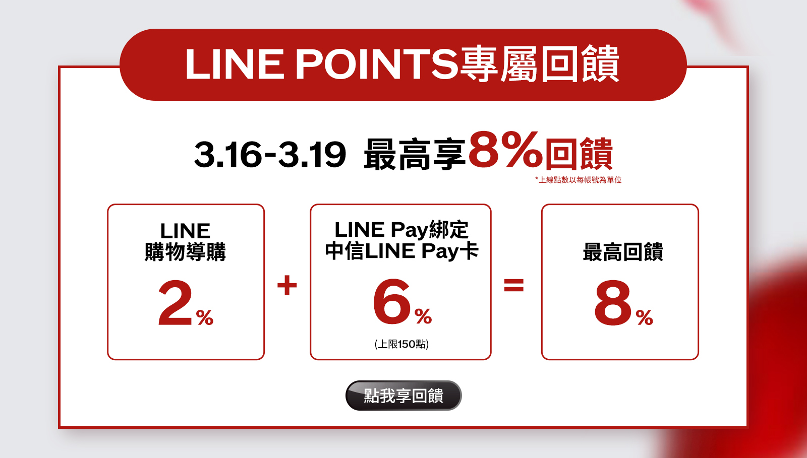 LINE POINTS專屬回饋