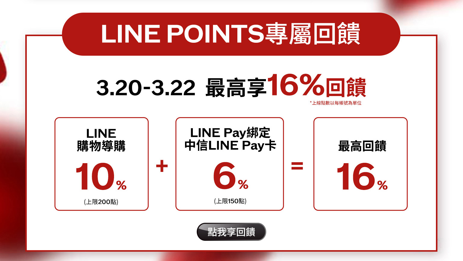 LINE POINTS專屬回饋
