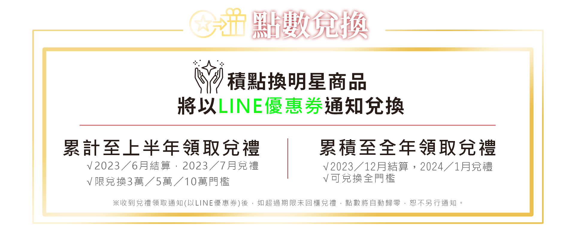 2023資生堂點數兌換,積點換明星商品 將以LINE優惠券通知兌換