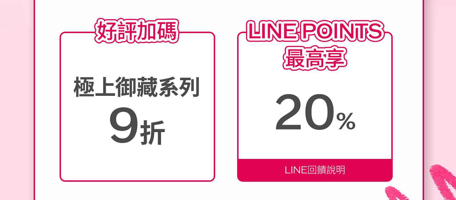 LINE好友輸碼贈 首購輸碼好禮2選1