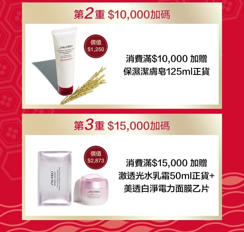 第2重 $10,000加碼,第3重 $15,000加碼