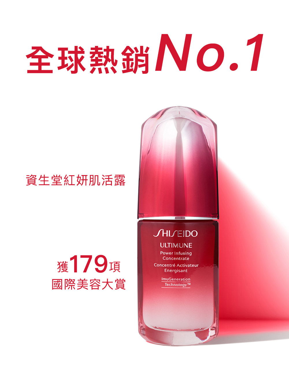 全球熱銷 No. 1 資生堂紅妍肌活露